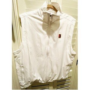 Nike Mens White Vest - lined